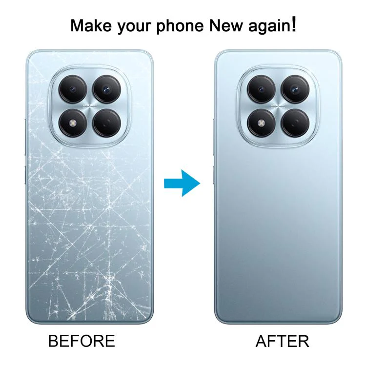 For Xiaomi Redmi Note 15 Pro 4G Original Battery Back Cover with Camera Lens Frame(Blue) - Image 6