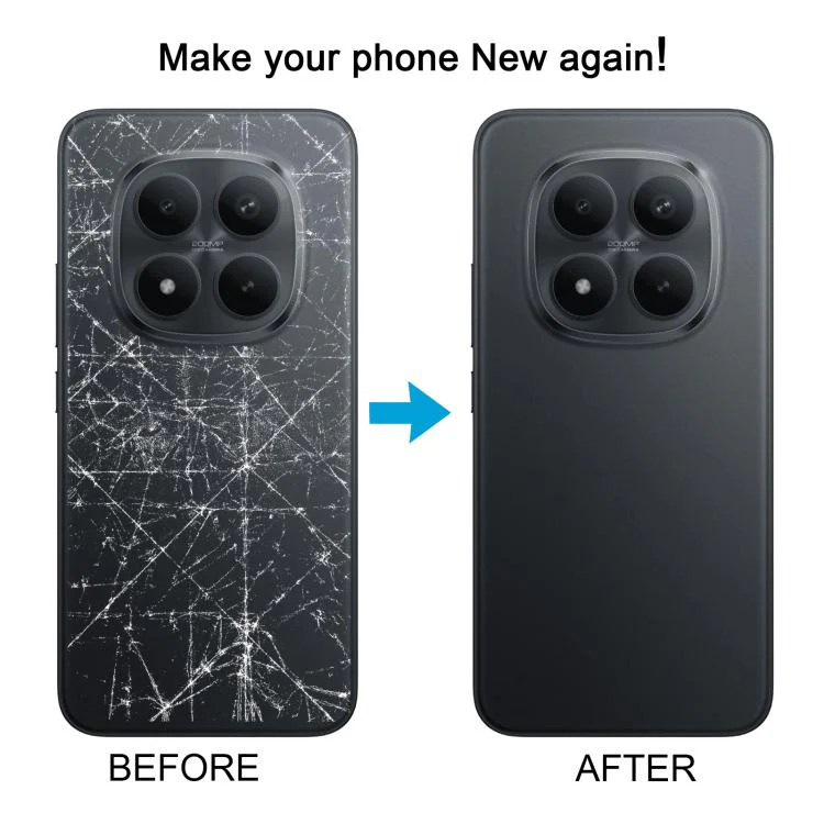 For Xiaomi Redmi Note 15 Pro+ 5G Global Original Battery Back Cover with Camera Lens Frame(Black) - Image 6
