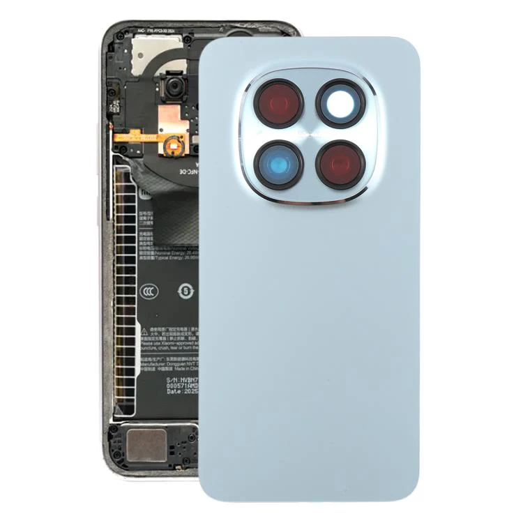 For Xiaomi Redmi Note 15 Pro 5G Global Original Battery Back Cover with Camera Lens Frame(Blue)