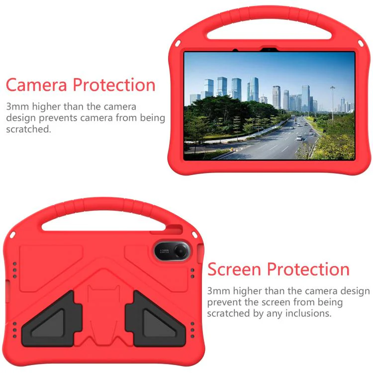 For Xiaomi Redmi Pad 2 11 2025 EVA Shockproof Tablet Case with Holder(Red) - Image 5