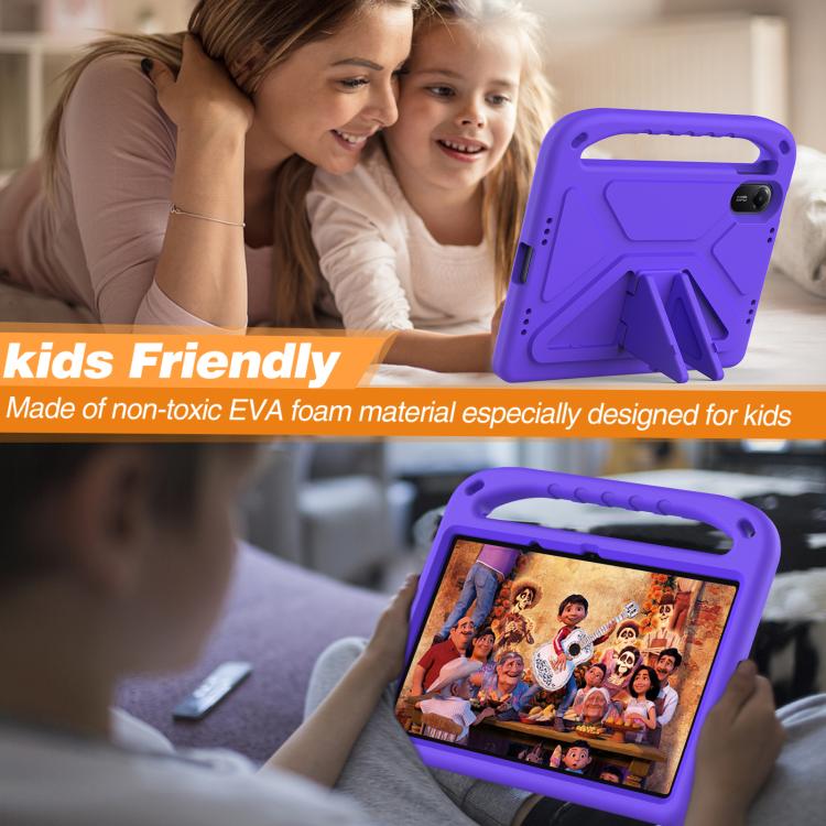 For Xiaomi Redmi Pad 2 11 2025 Handle EVA Shockproof Tablet Case with Holder(Purple) - Image 5