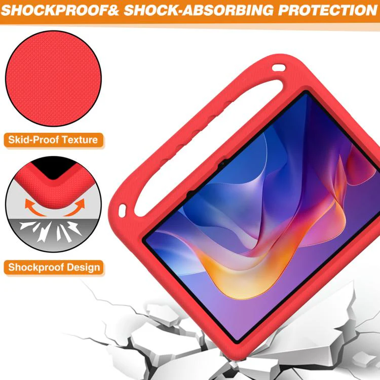 For Xiaomi Redmi Pad 2 11 2025 Handle EVA Shockproof Tablet Case with Holder(Red) - Image 6