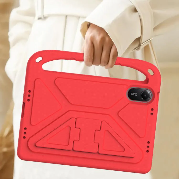For Xiaomi Redmi Pad 2 11 2025 Handle EVA Shockproof Tablet Case with Holder(Red) - Image 7