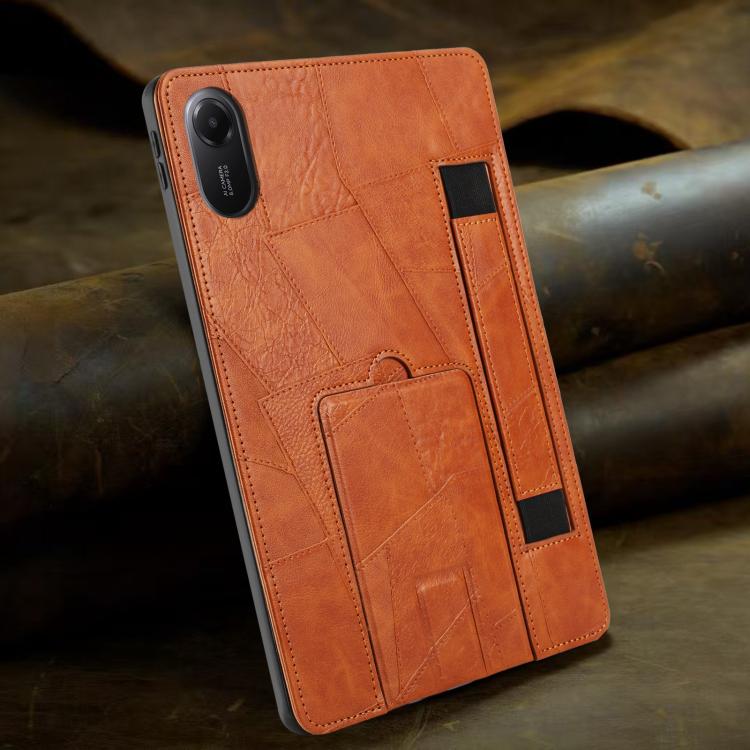For Xiaomi Redmi Pad 2 11 2025 Wristband Retro Vegan Leather Back Tablet Case with Holder(Brown) - Image 7