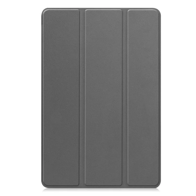 For Xiaomi Redmi Pad 2 Custer Texture 3-Fold Holder Leather Smart Tablet Case(Grey) - Image 2