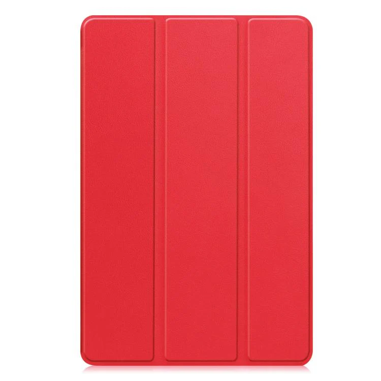 For Xiaomi Redmi Pad 2 Custer Texture 3-Fold Holder Leather Smart Tablet Case(Red) - Image 2