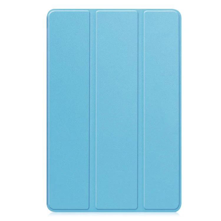 For Xiaomi Redmi Pad 2 Custer Texture 3-Fold Holder Leather Smart Tablet Case(Sky Blue) - Image 2
