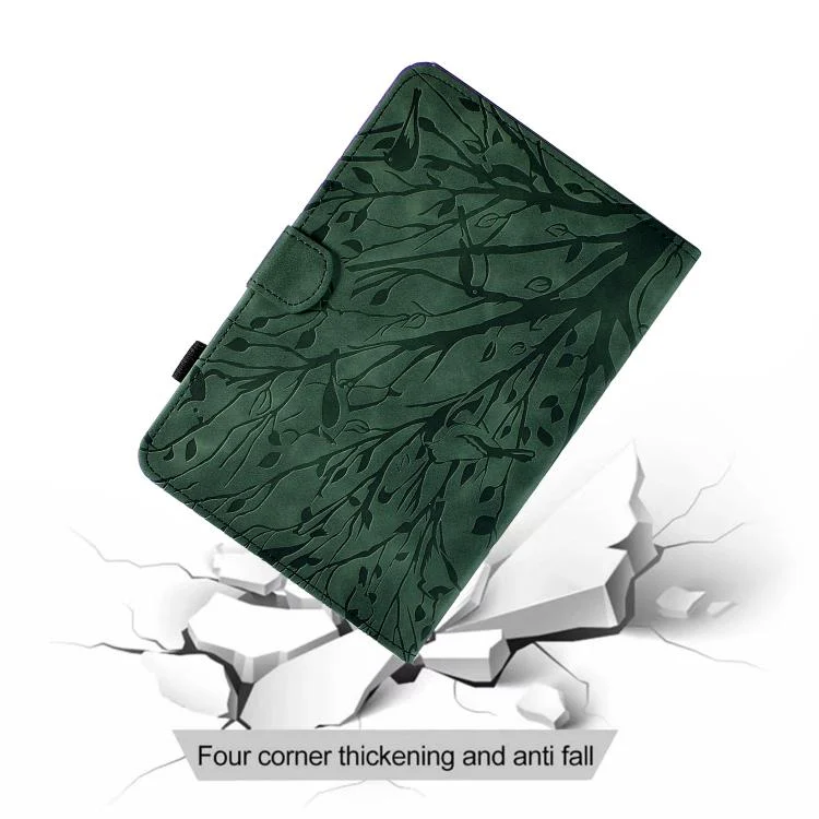 For Xiaomi Redmi Pad 2 Fortune Tree Embossed Leather Smart Tablet Case(Green) - Image 7