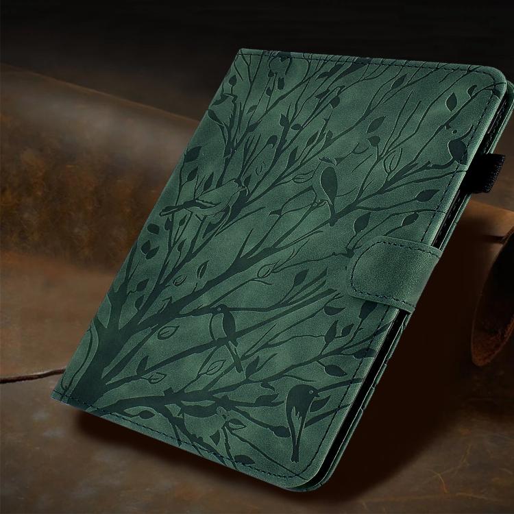 For Xiaomi Redmi Pad 2 Fortune Tree Embossed Leather Smart Tablet Case(Green) - Image 8