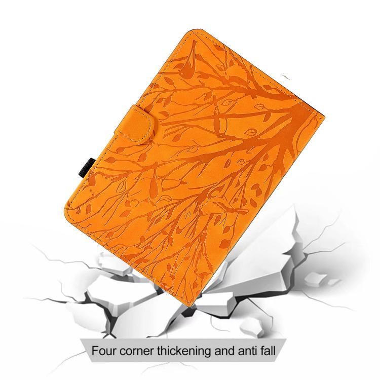 For Xiaomi Redmi Pad 2 Fortune Tree Embossed Leather Smart Tablet Case(Khaki) - Image 7