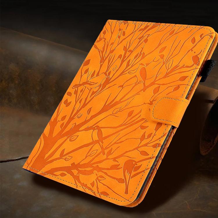 For Xiaomi Redmi Pad 2 Fortune Tree Embossed Leather Smart Tablet Case(Khaki) - Image 8
