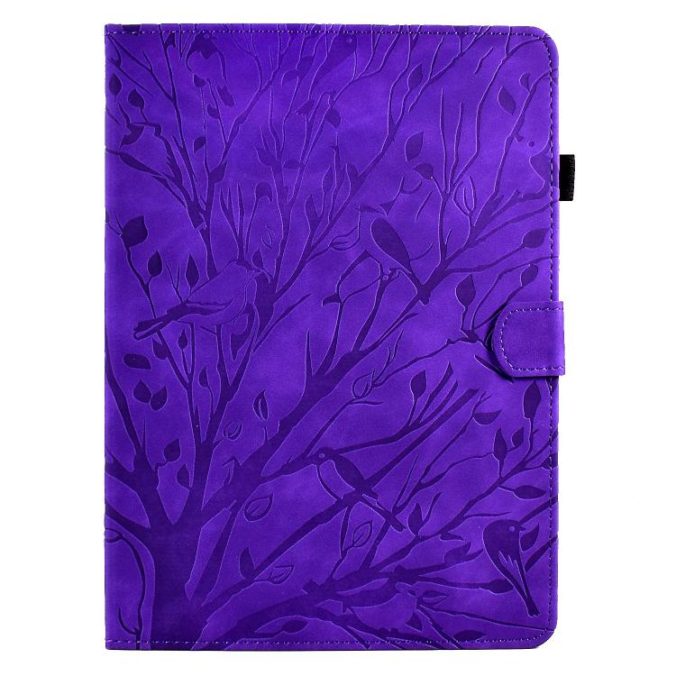 For Xiaomi Redmi Pad 2 Fortune Tree Embossed Leather Smart Tablet Case(Purple) - Image 2