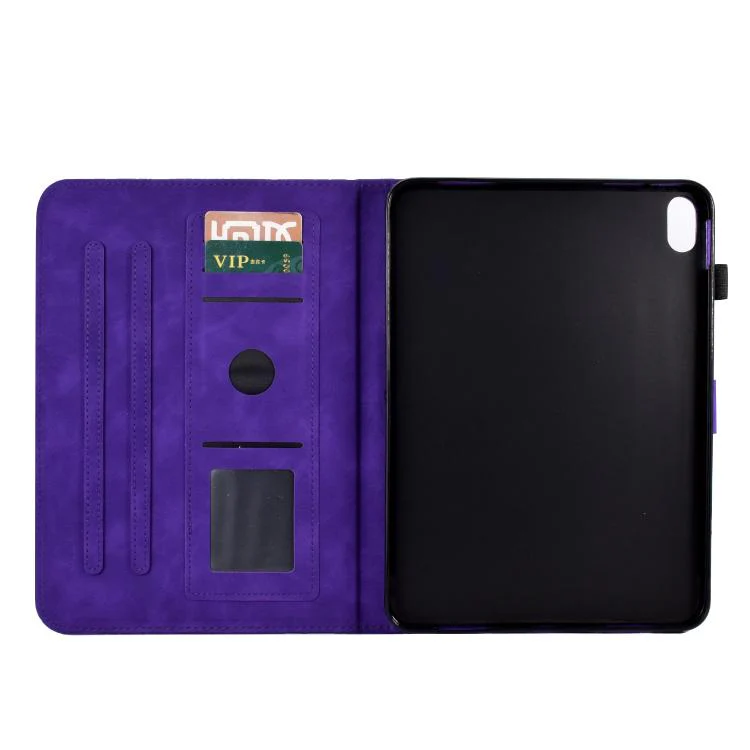 For Xiaomi Redmi Pad 2 Fortune Tree Embossed Leather Smart Tablet Case(Purple) - Image 4