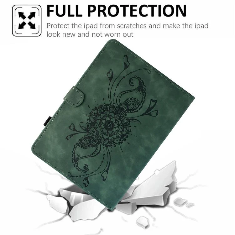 For Xiaomi Redmi Pad 2 Mandala Embossed Smart Leather Tablet Case(Green) - Image 7