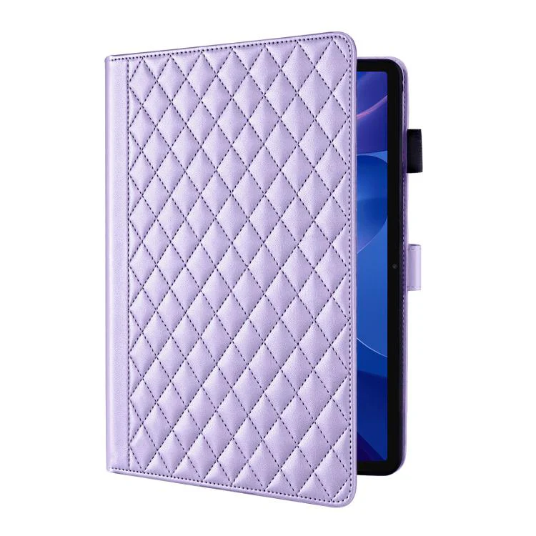For Xiaomi Redmi Pad 2 / Pad SE 2025 Rhombus Lattice Leather Tablet Case(Purple) - Image 3