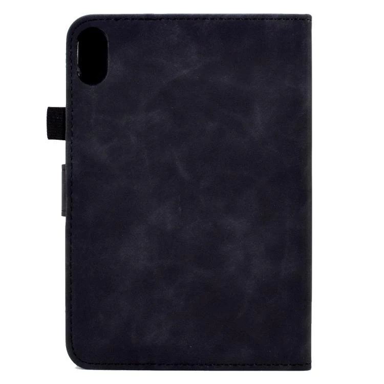 For Xiaomi Redmi Pad 2 Peony Butterfly Embossed Leather Smart Tablet Case(Black) - Image 3