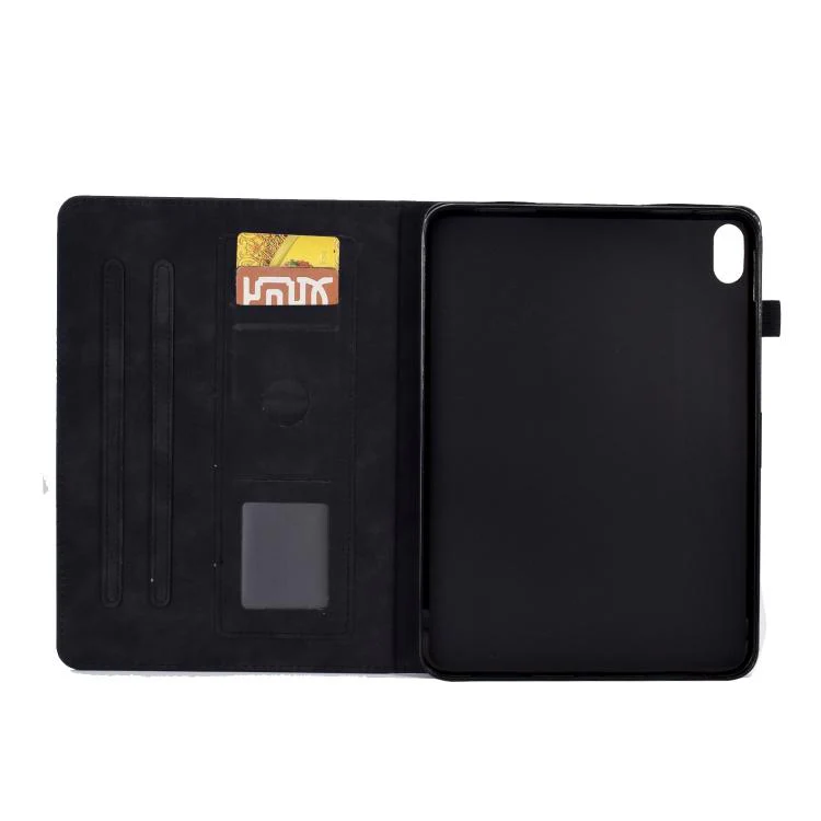 For Xiaomi Redmi Pad 2 Peony Butterfly Embossed Leather Smart Tablet Case(Black) - Image 4