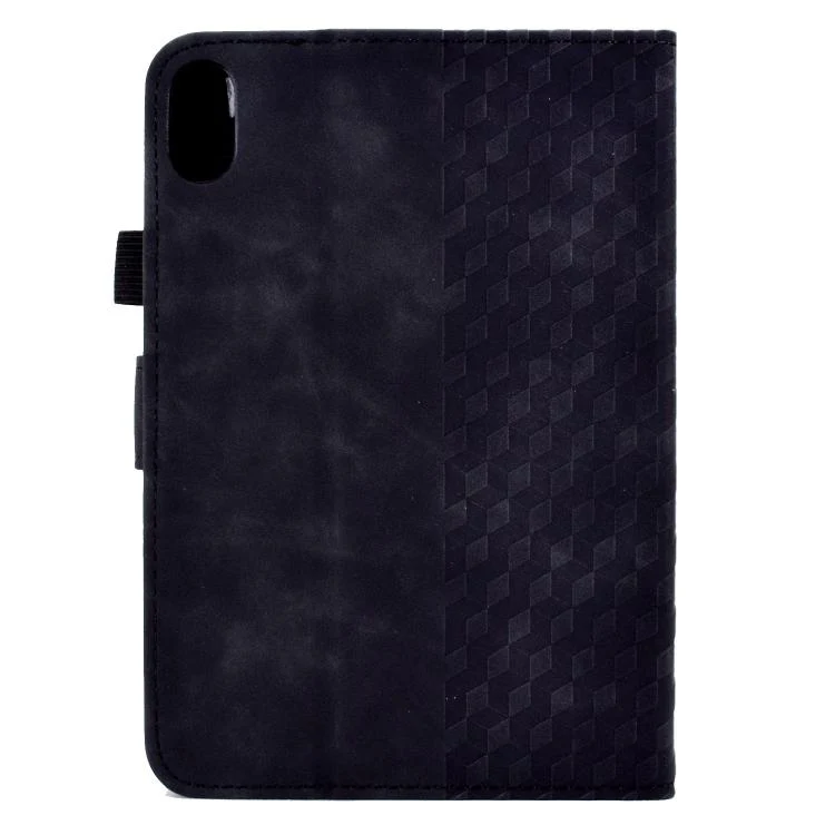 For Xiaomi Redmi Pad 2 Rhombus Embossed Leather Smart Tablet Case(Black) - Image 3