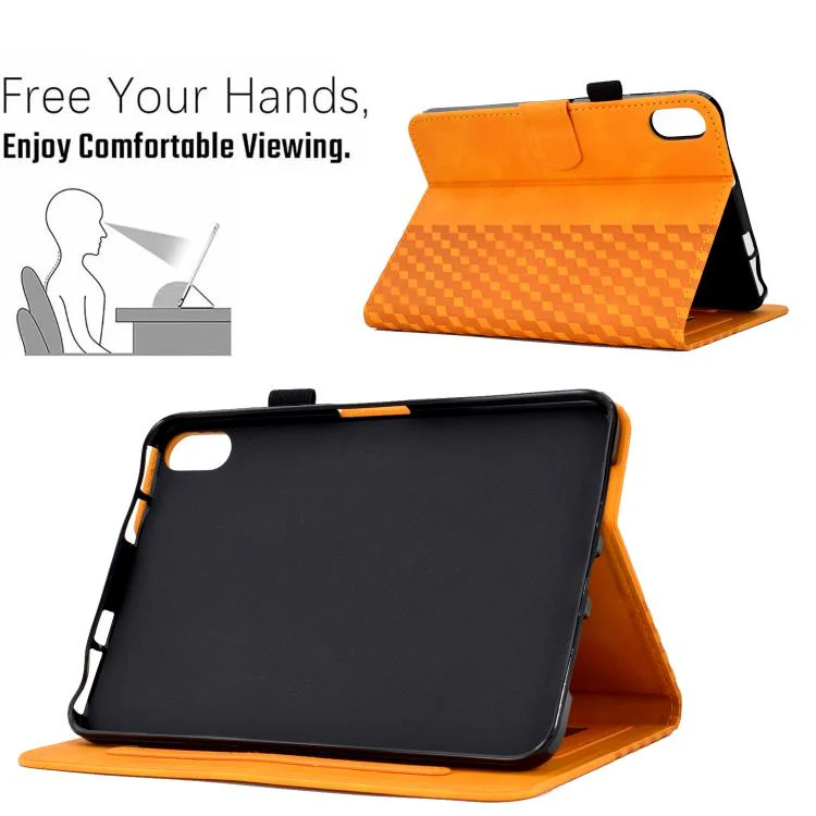 For Xiaomi Redmi Pad 2 Rhombus Embossed Leather Smart Tablet Case(Kakhi) - Image 6