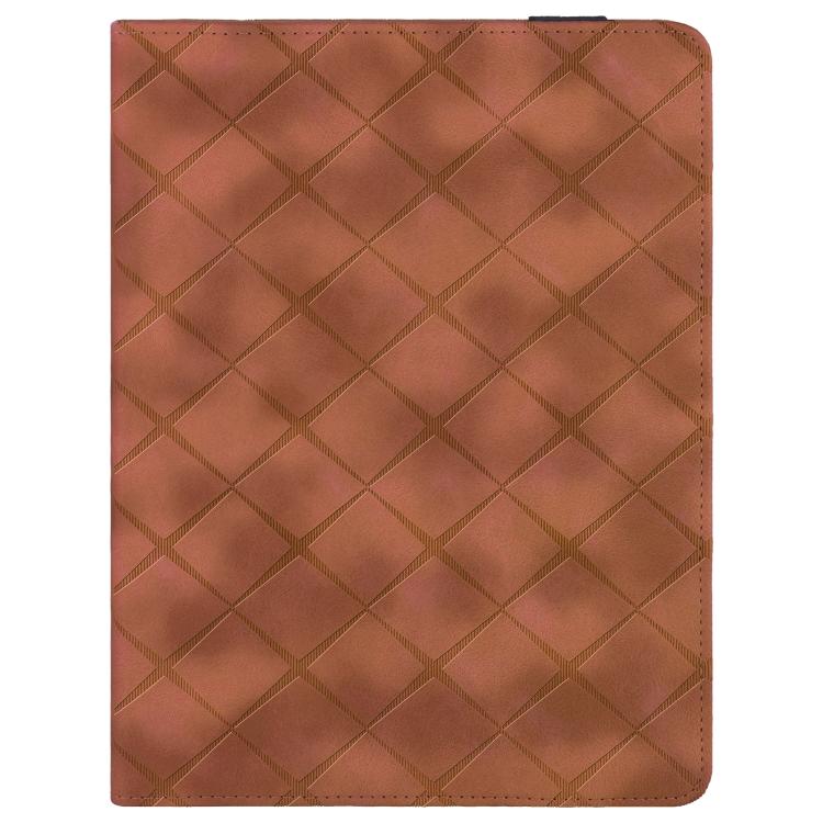 For Xiaomi Redmi Pad 2 Rhombus Embossing Leather Tablet Case(Brown) - Image 2