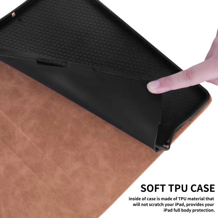 For Xiaomi Redmi Pad 2 Rhombus Embossing Leather Tablet Case(Brown) - Image 6