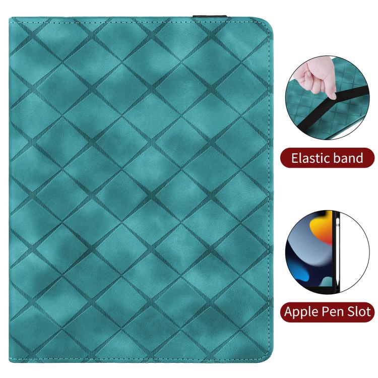 For Xiaomi Redmi Pad 2 Rhombus Embossing Leather Tablet Case(Green) - Image 8