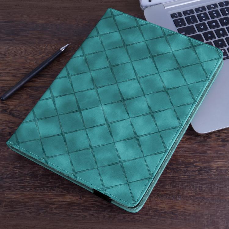 For Xiaomi Redmi Pad 2 Rhombus Embossing Leather Tablet Case(Green) - Image 9