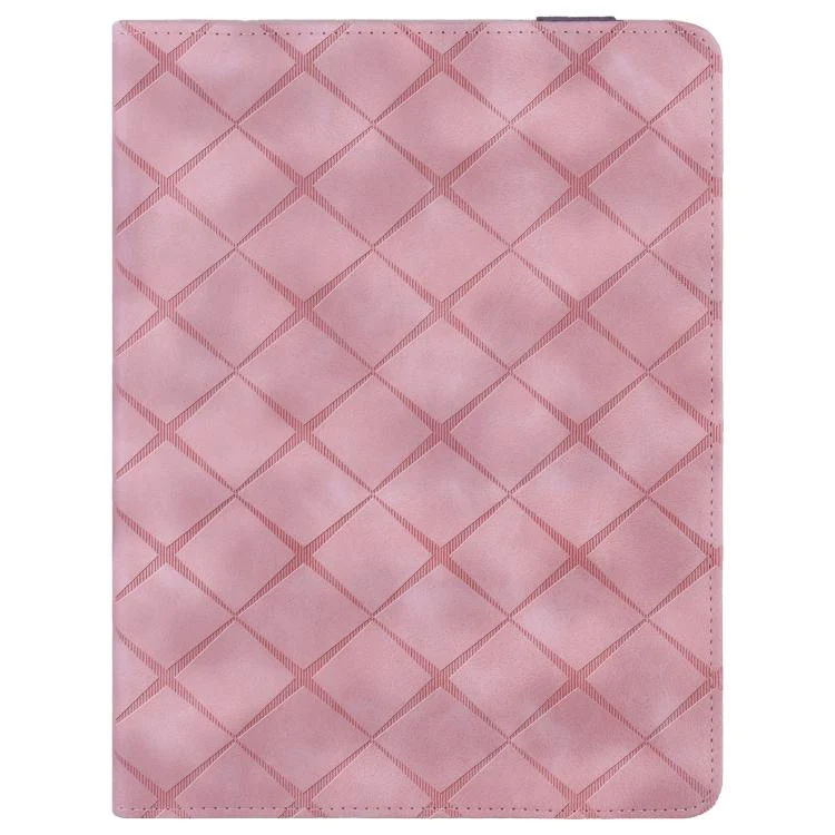 For Xiaomi Redmi Pad 2 Rhombus Embossing Leather Tablet Case(Pink) - Image 2