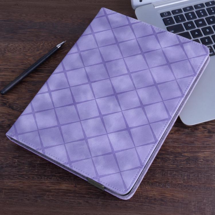 For Xiaomi Redmi Pad 2 Rhombus Embossing Leather Tablet Case(Purple) - Image 9