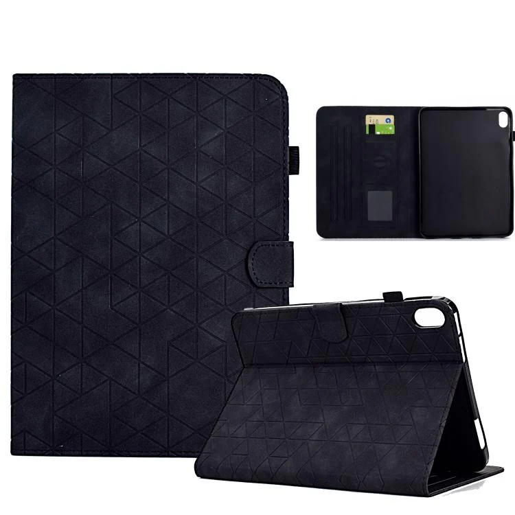 For Xiaomi Redmi Pad 2 Rhombus TPU Smart Leather Tablet Case(Black)