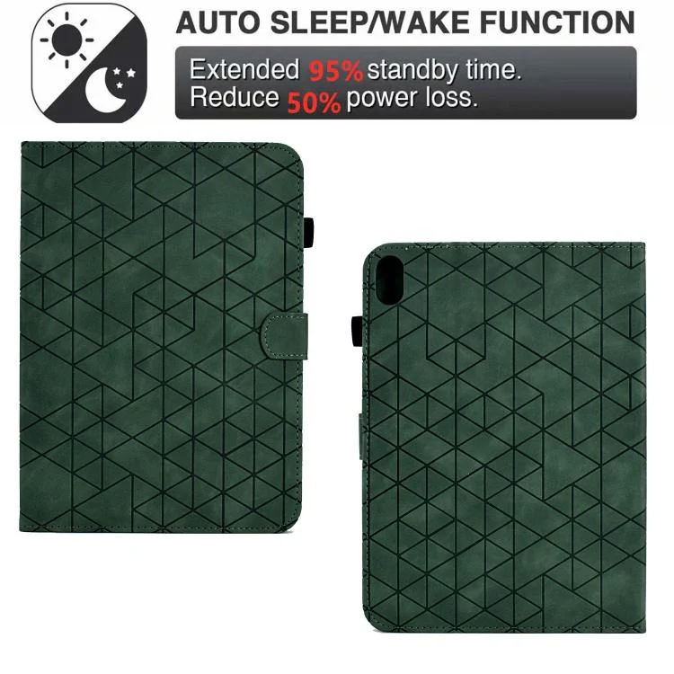 For Xiaomi Redmi Pad 2 Rhombus TPU Smart Leather Tablet Case(Green) - Image 5