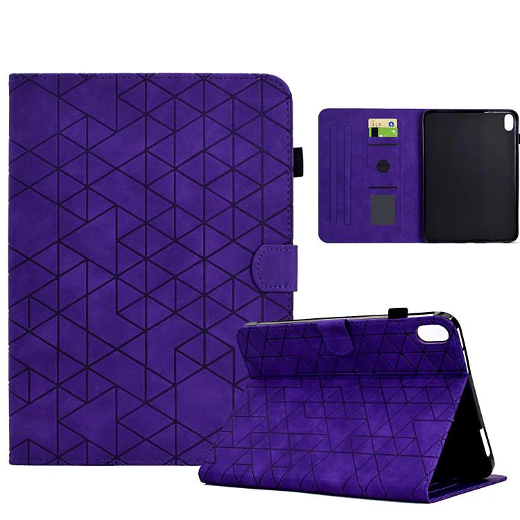 For Xiaomi Redmi Pad 2 Rhombus TPU Smart Leather Tablet Case(Purple)