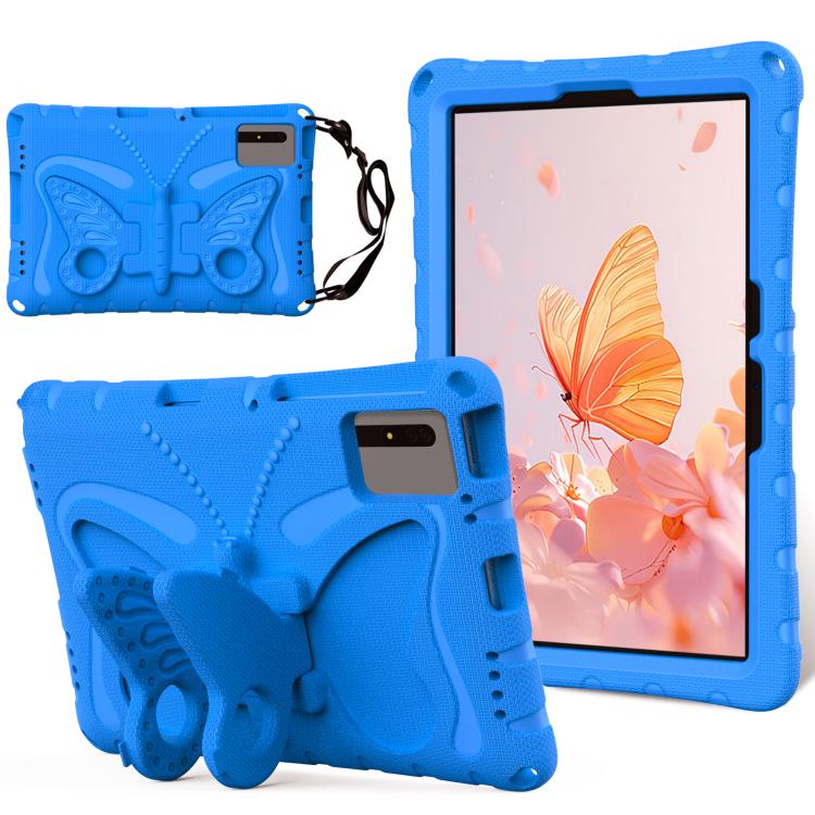 For Xiaomi Redmi Pad 2 / SE 11 2025 Butterfly Bracket EVA Shockproof Tablet Case(Blue)