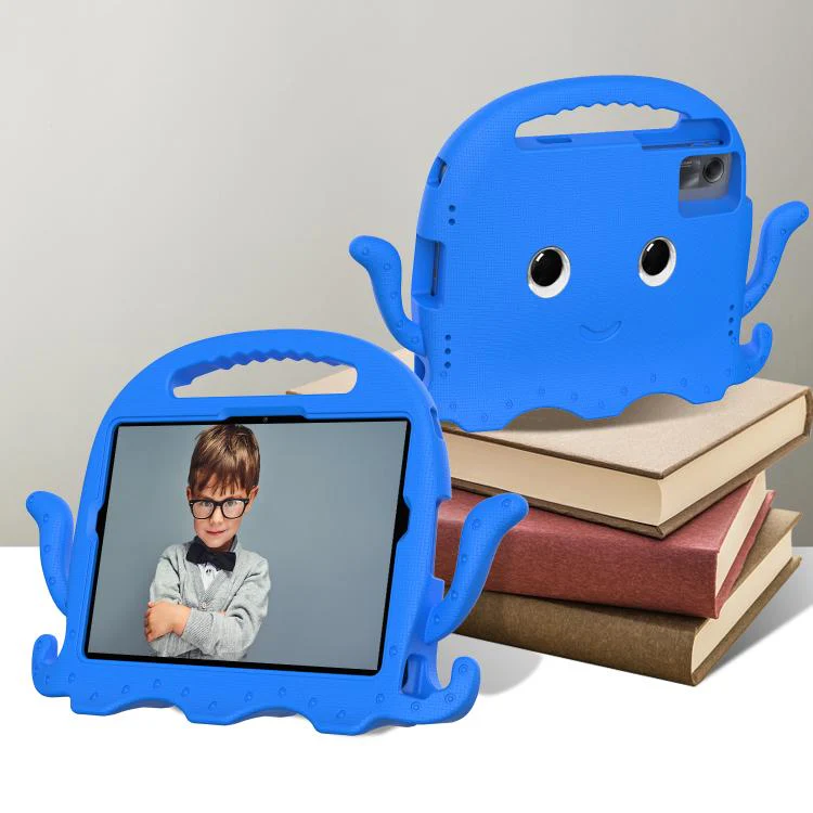 For Xiaomi Redmi Pad 2 /SE 11 2025 Octopus Style EVA Hybrid PC Shockproof Tablet Case with Strap(Blue) - Image 5