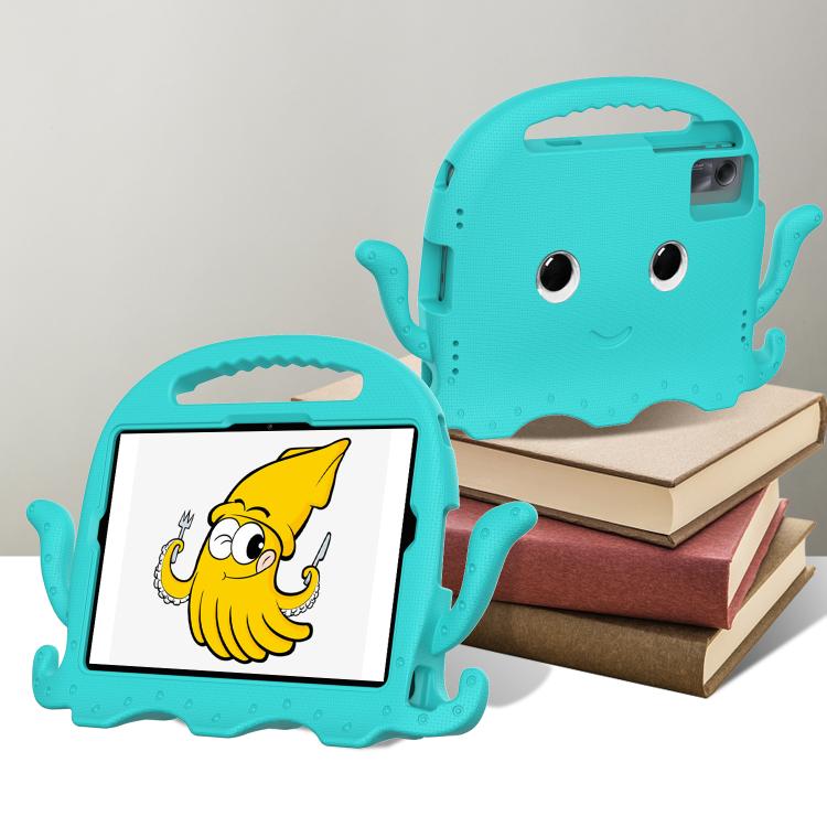 For Xiaomi Redmi Pad 2 /SE 11 2025 Octopus Style EVA Hybrid PC Shockproof Tablet Case with Strap(Glacial Green) - Image 5