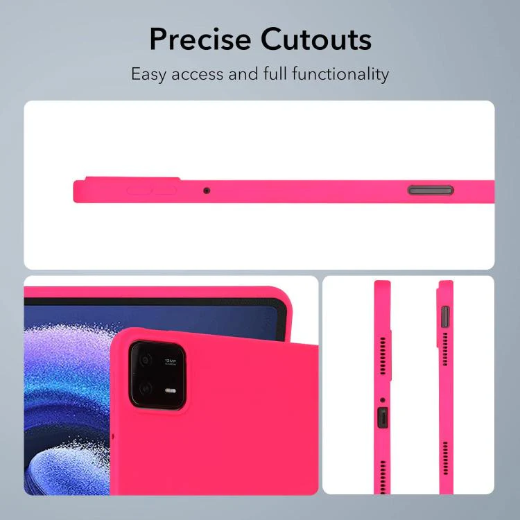 For Xiaomi Redmi Pad 2 SE 9.7 2026 Oil Spray Skin-friendly TPU Tablet Case(Rose Red) - Image 5