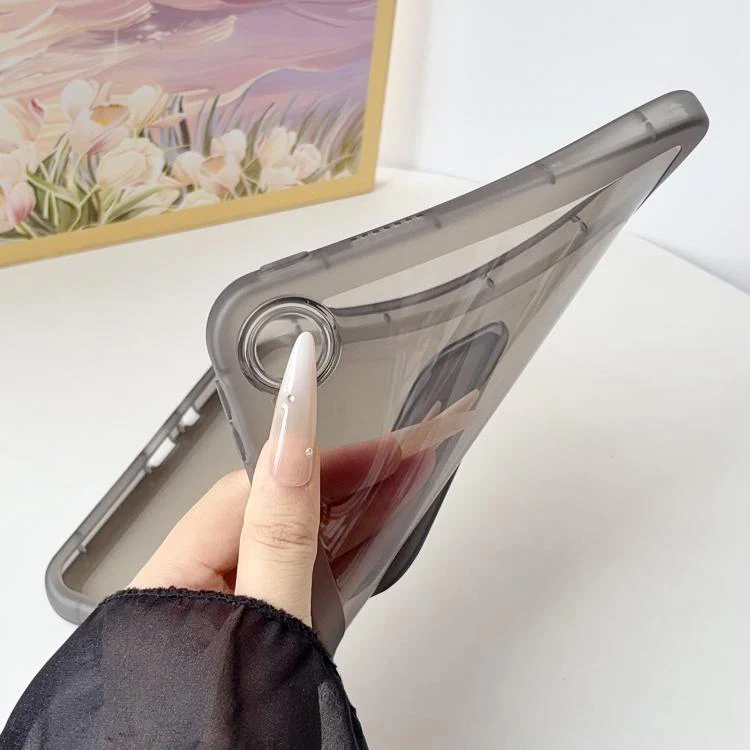 For Xiaomi Redmi Pad 2 SE 9.7 2026 Semi-Transparent TPU Shockproof Tablet Case with Holder(Pink) - Image 4
