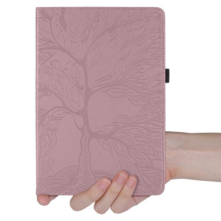 For Xiaomi Redmi Pad 2 SE 9.7 2026 Tree Life Embossed Rotation Leather Tablet Case(Rose Gold) - Image 4