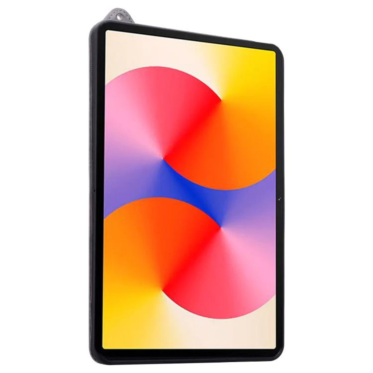 For Xiaomi Redmi Pad 2 TPU Leather Back Tablet Case with Wristband(Grey) - Image 4
