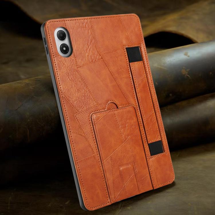 For Xiaomi Redmi Pad Pro 12.1 Wristband Retro Vegan Leather Back Tablet Case with Holder(Brown) - Image 7