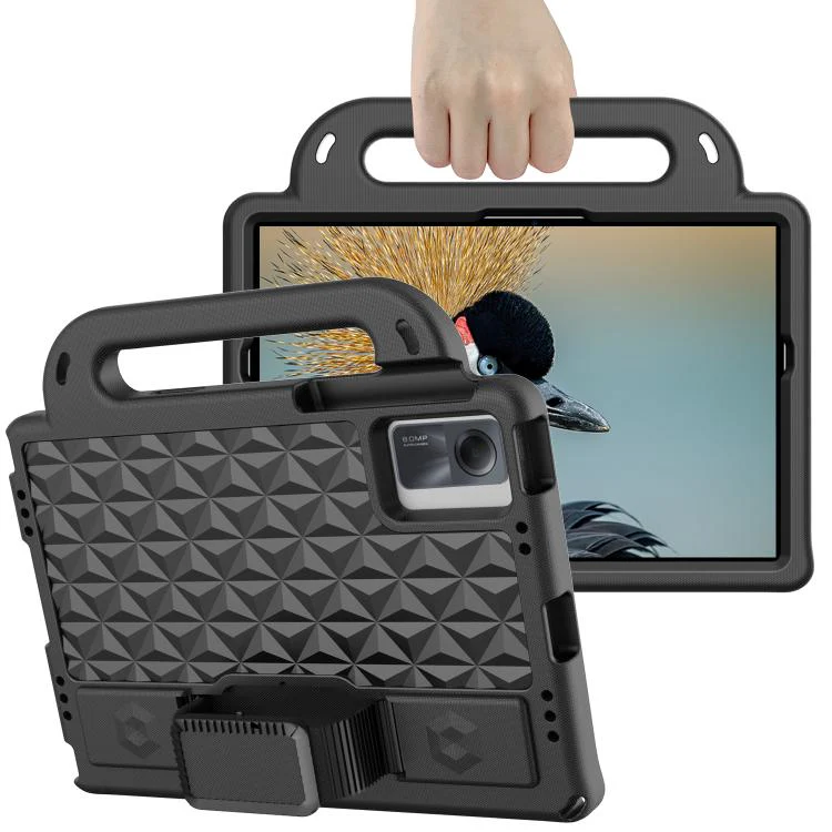 For Xiaomi Redmi Pad SE 11 2023 Diamond Series EVA Shockproof Sleeve Tablet Case(Black)