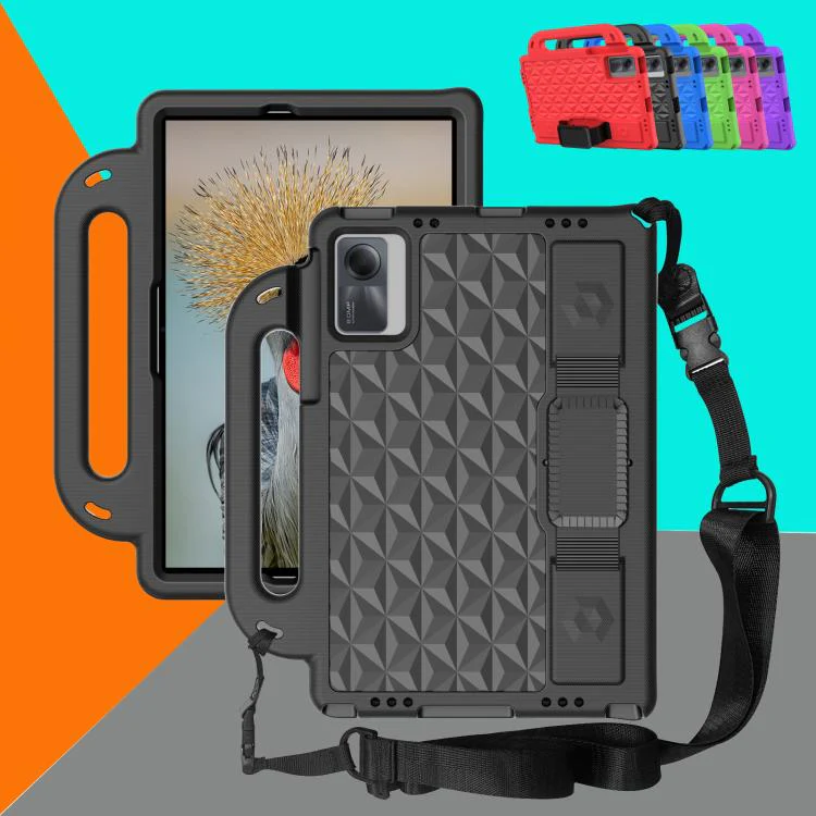 For Xiaomi Redmi Pad SE 11 2023 Diamond Series EVA Shockproof Sleeve Tablet Case(Black) - Image 4