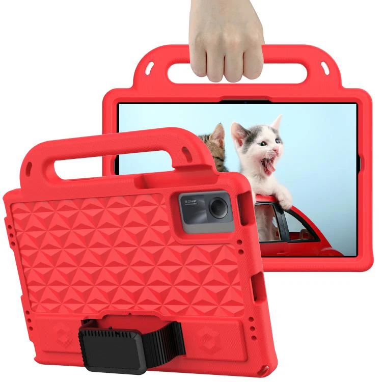 For Xiaomi Redmi Pad SE 11 2023 Diamond Series EVA Shockproof Sleeve Tablet Case(Red)