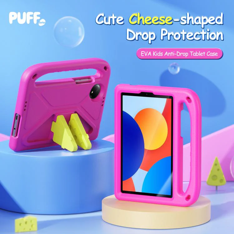 For Xiaomi Redmi Pad SE 8.7 DUX DUCIS PUFF Series EVA Portable Holder Tablet Case(Pink) - Image 3