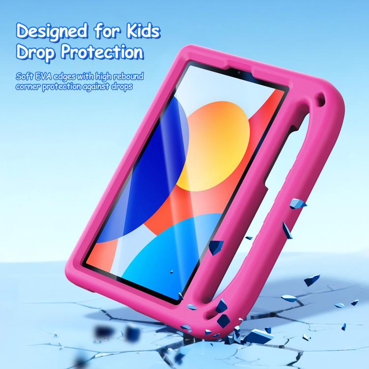 For Xiaomi Redmi Pad SE 8.7 DUX DUCIS PUFF Series EVA Portable Holder Tablet Case(Pink) - Image 4