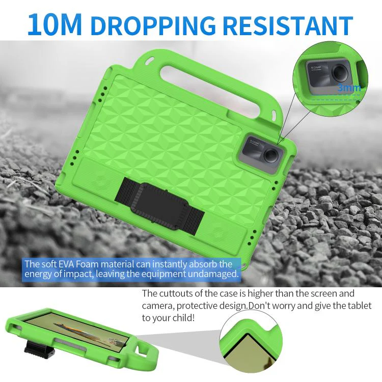 For Xiaomi Redmi SE 11 2025 / Pad 2 Diamond Series EVA Shockproof Sleeve Tablet Case(Green) - Image 3
