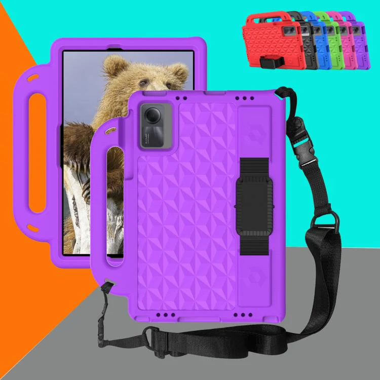 For Xiaomi Redmi SE 11 2025 / Pad 2 Diamond Series EVA Shockproof Sleeve Tablet Case(Purple) - Image 4