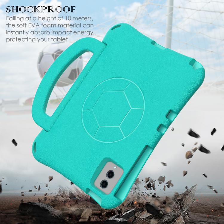 For Xiaomi Redmi SE 11 2025 / Pad 2 Handle Football Shaped EVA Shockproof Tablet Case(Mint  Green) - Image 3