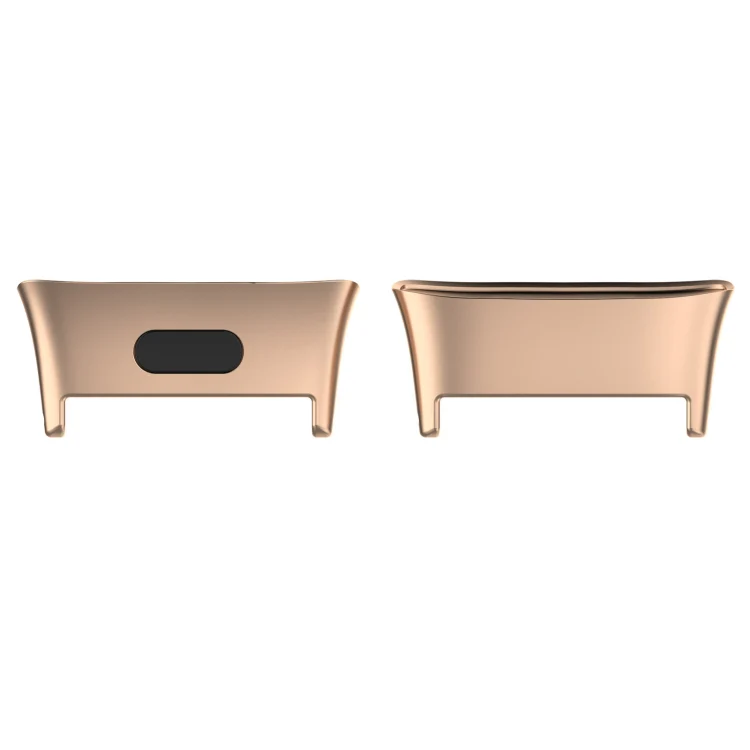 For Xiaomi Redmi Watch 3 / Mi Watch Lite 3 1 Pair Metal Watch Band Connector(Rose Gold)