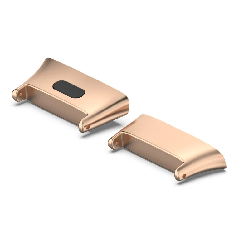 For Xiaomi Redmi Watch 3 / Mi Watch Lite 3 1 Pair Metal Watch Band Connector(Rose Gold) - Image 2